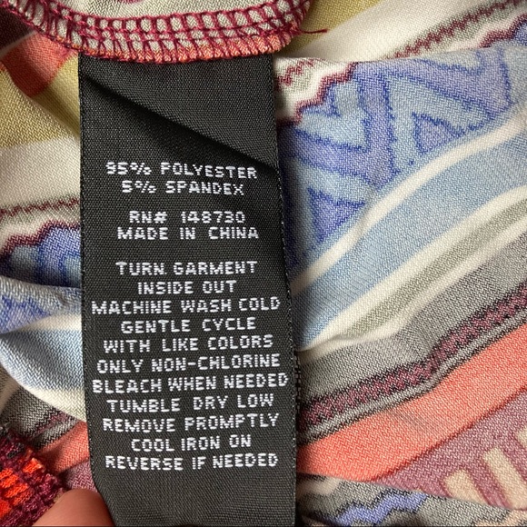 NWOT ECI New York Striped Pull On Pants - Picture 6 of 6